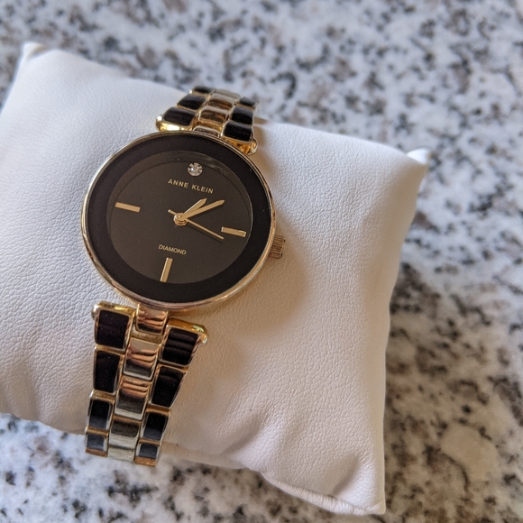 ANNE KLEIN "diamond" watch - Picture 5 of 6